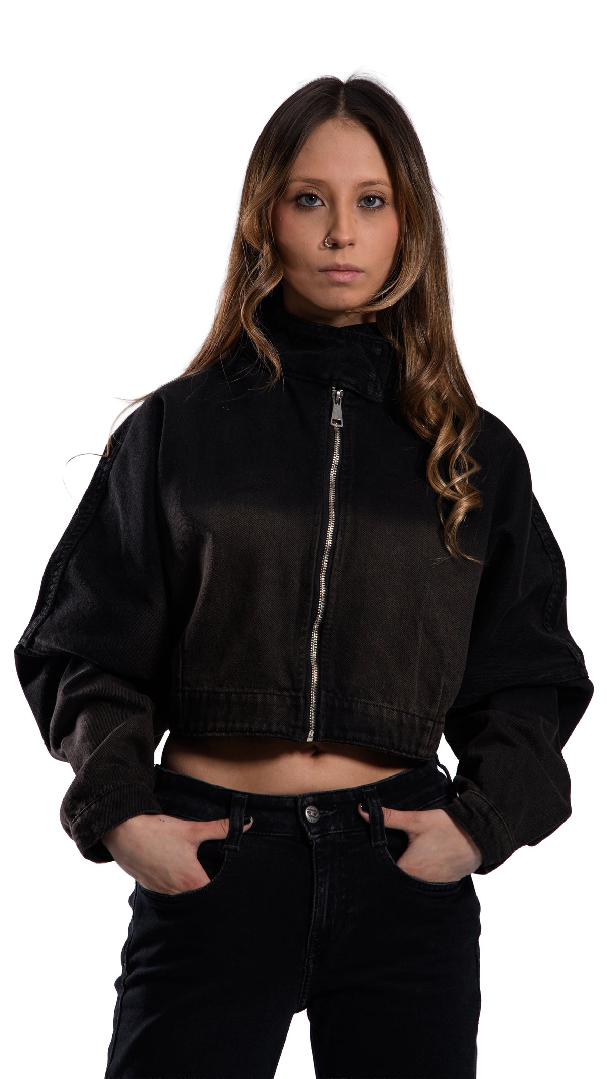 CHAQUETA EN JEAN MAKI