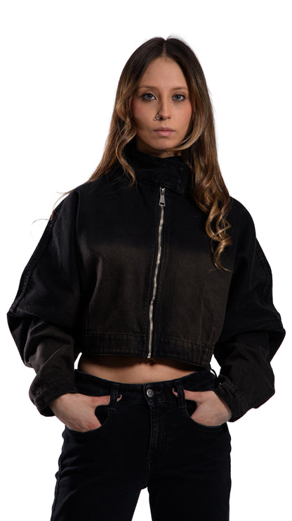CHAQUETA EN JEAN MAKI