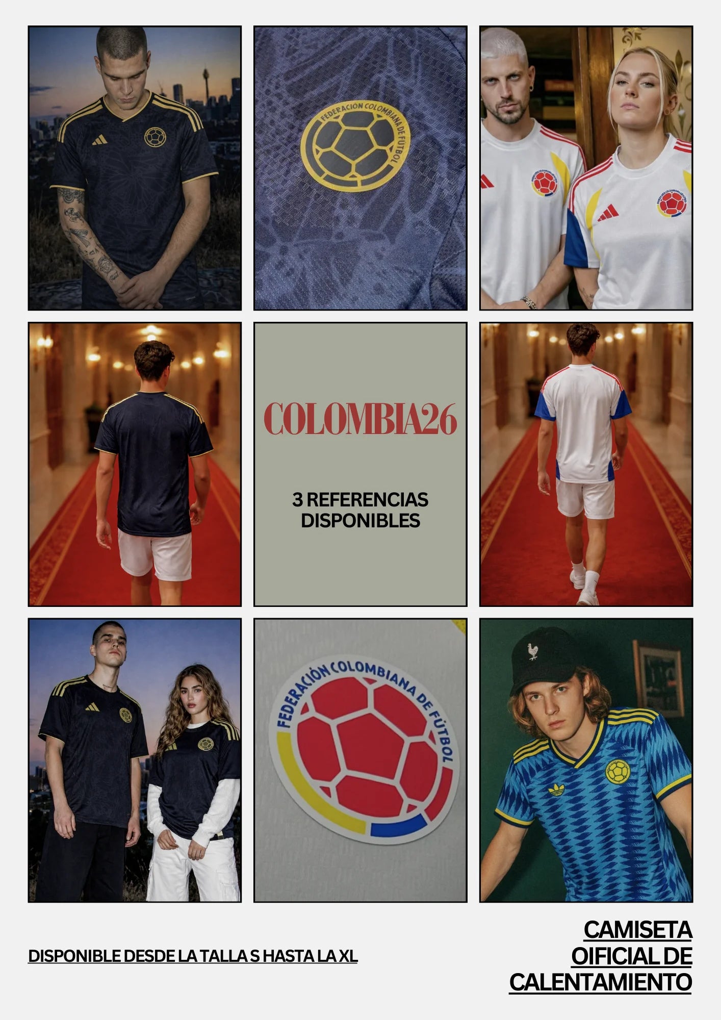 CAMISETA ENTRENAMIENTO COLOMBIA 26