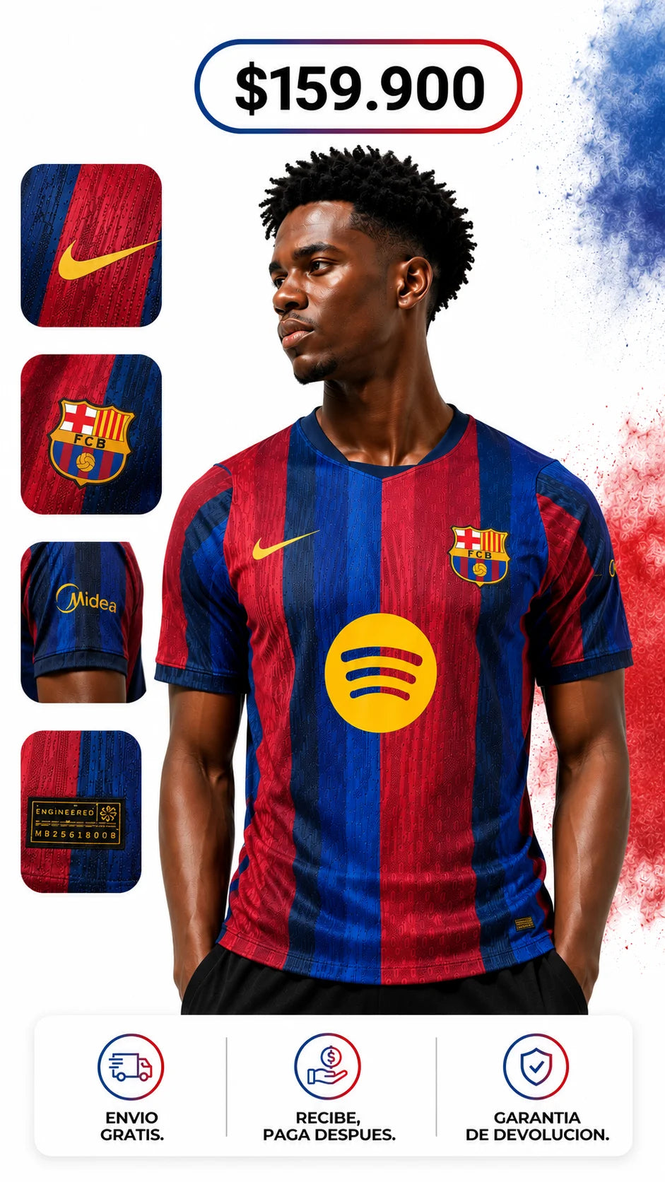 CAMISETA BARCELONA VERSIÓN JUGADOR 26-27