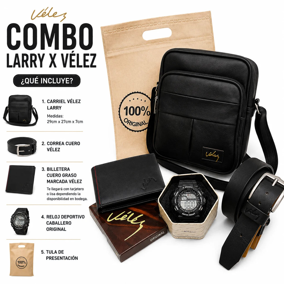 Combo Vélez x Larry