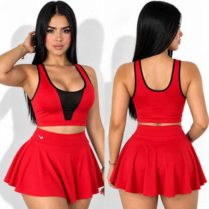 Conjunto NK Falda Short y Top